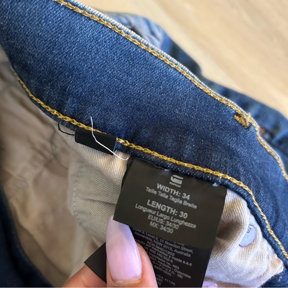 Men’s G-Star Raw D-Stad 3D Slim Jeans size 34x30 - Picture 5 of 8